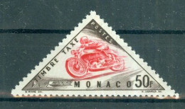 MONACO - TIMBRES-TAXE N°53* MH Trace De Charnière SCAN DU VERSO. Moyens De Transport D'aujourd'hui Et D'autrefois. - Impuesto