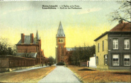 Belgique - Limbourg - Leopoldsburg - Bourg-Léopold - L'Eglise Et La Poste - Kerk En Postkantoor - Leopoldsburg