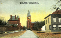 Belgique - Limbourg - Leopoldsburg - Bourg-Léopold - L'Eglise Et La Poste - Kerk En Postkantoor - Leopoldsburg