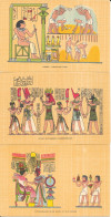 Egypte, Illustrations (Scene Of Pharaoh, Ancient Egypt, Thebes...) Lot De 8 Cartes Non Circulée By Lehnert & Landrock - Colecciones Y Lotes