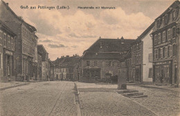 Gruss Aus Püttlingen ( Lothr. ) * Puttelange * Hauptstrasse Mit Marktplatz * Villageois - Puttelange