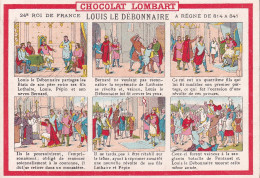 CHROMO(CHOCOLAT LOMBART) LOUIS LE DEBONNAIRE - Lombart