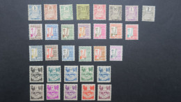 Timbre Lot De 31 Taxe  Guadeloupe  1904 à 1947  C: 53 € Neuf */**  Voir Scan - Postage Due