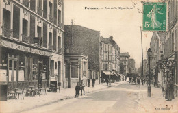 Puteaux * La Rue De La République * Débit De Tabac Tabacs Café Bar - Puteaux