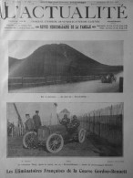 1904 1905 VOITURE COURSE COUPE GORDON BENNETT THERY 7 JOURNAUX ANCIENS - Ohne Zuordnung