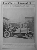 1905 1907 VOITURE COURSE ITALIE TARGUA FLORIO RAGGIO 6 JOURNAUX ANCIENS - Non Classificati