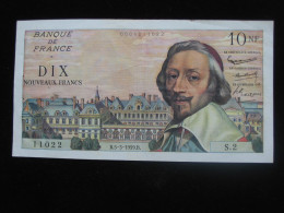 10 Dix Nouveaux Francs RICHELIEU   5-3-1959     **** EN ACHAT IMMEDIAT **** - 10 NF 1959-1963 ''Richelieu''