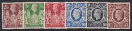 Great Britain, Scott 249-251A, 275 (SG 476-478c), MLH (275 MNH) - Unused Stamps
