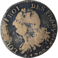 France, Louis XVI, 6 Deniers, 1792 / AN 4, Limoges, B+, Métal De Cloche - Sonstige & Ohne Zuordnung