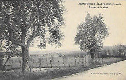 CPA Montsoult - Maffliers Avenue De La Gare - Maffliers
