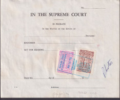 Canada Revenue (British Columbia), Van Dam BCL57, 60, Used On Document - Fiscaux