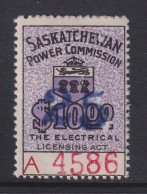 Canada Revenue (Saskatchewan), Van Dam SE29, OG (glazed) - Fiscale Zegels