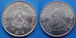 HONDURAS - 50 Centavos 2014 KM# 84a Monetary Reform - Edelweiss Coins - Honduras