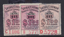 Canada Revenue (Saskatchewan), Van Dam SE22-SE24, Used - Fiscaux