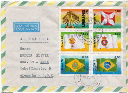 Postal History Cover: Brazil Stamps On Cover - Covers & Documents