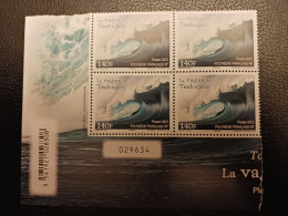 Polynesia 2023 Polynesie Tourist Spots Tahiti Surf Wave Vague De Teahupo'o 4v Mnh BLOC NUMBER - Unused Stamps