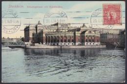 F-EX45887 SWEDEN SUEDE SVERIGE 1914 POSTCARD STOCKHOLM TO BILBAO SPAIN.  - Altri & Non Classificati