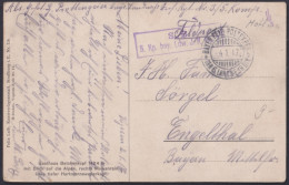 F-EX45890 GERMANY WWI FELDPOST 1917 POSTCARD S.B. 5 Kp BAY LDW J.R.Nº3.  - Andere & Zonder Classificatie