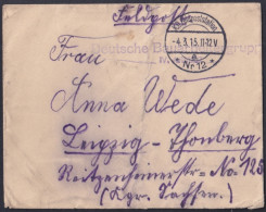 F-EX45895 AUSTRIA GERMANY WWI FELDPOST 1915 BAUARBEITEITERGRUPP IV ARMEE.  - Other & Unclassified