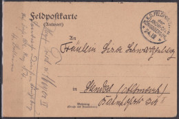 F-EX45905 GERMANY WWI FELDPOST 1914 KONIGSBERG.  - Autres & Non Classés