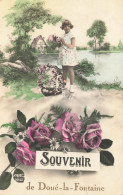 Doué La Fontaine * Carte Photo * Souvenir Du Village ! - Doue La Fontaine