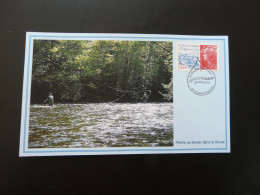 Carte FDC Card Le Timbre Et L'eau Journée Fête Du Timbre Clermont Ferrand 63 Puy De Dome France 2010 - Wasser