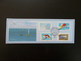 Carte FDC Card énergie Vent éolienne Wind Turbine Journée Fête Du Timbre Chamalières 63 Puy De Dome 2013 - Andere & Zonder Classificatie