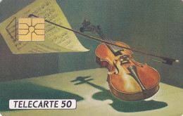 Telecarte Privée D182 LUXE - Violon Tableau Alerini  - 1000 Ex - Gem - 50 Un - 1989 Reste 25 Unités - Telefoonkaarten Voor Particulieren