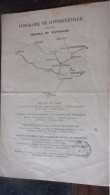 1865 NOTICE SUR EAUX MINERALES SOURCE DU PAVILLON CONTREXEVILLE ETABLISSEMENT  HYDROMINERAL HISTORIQUE .. - Lorraine - Vosges