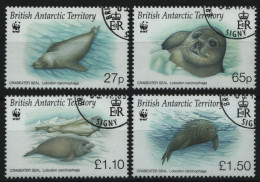 BAT / Brit. Antarktis 2009 - Mi-Nr. 505-508 Gest / Used - Robben / Seals - Gebruikt