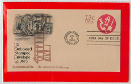 USA - Intero Postale - Ganzsachen - Stationery -  The American Craftsman - Falegname - 1961-80