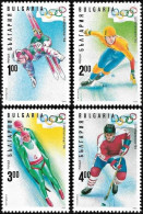 Bulgaria 1994, XVII Olympic Winter Games, Lillehammer 1994 - 4 V. MNH - Winter 1994: Lillehammer