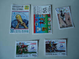 KOREA SET 5 FOOTBALL SOCCER WORLD CUP LOT - Andere & Zonder Classificatie