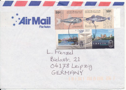 Australia Air Mail Cover Sent To Germany Australia Antarctic Stamps Adelaide 3-1-2007 FISH - Lettres & Documents