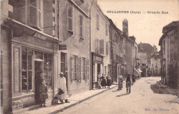 FRANCE - Sellieres - Grande Rue - Bele Animation - Librairie - Chien - Carte Postale Ancienne - Otros & Sin Clasificación