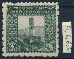 O Bosznia-Hercegovina 1906 2K Vegyes Fogazással - Andere & Zonder Classificatie