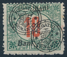 ** Nagyvárad 1919 Portó 10f Kettős Felülnyomással, Az Egyik Gépszínátnyomattal / Mi P6 II. With Double Overprint + Machi - Andere & Zonder Classificatie