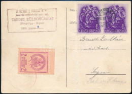 1938 Soproni Tábori Küldöncjárat I. Kiadás 2f Bélyeg Levelezőlapon, Hidegvölgy Táborából Sopronba Küldve (ex Király) (ha - Autres & Non Classés