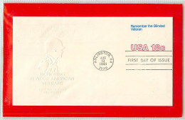 USA - Intero Postale - Ganzsachen - Stationery -  Remember The Blinded Veteran  18c.. - 1981-00