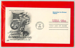 USA - Intero Postale - Ganzsachen - Stationery -  Remember The Blinded Veteran  18c.. - 1981-00