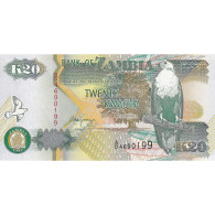 Billet, Zambie, 20 Kwacha, 1992, KM:36b, NEUF - Sambia