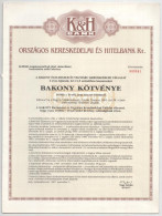 Budapest 1987. "Országos Kereskedelmi és Hitelbank Rt." Bakony Kötvénye 10.000Ft-ról + Gönc 1991. "Gönc és Vidéke Szövet - Ohne Zuordnung