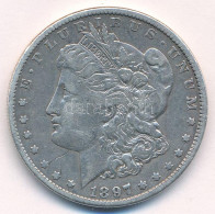 Amerikai Egyesült Államok 1897O 1$ Ag "Morgan" T:VF Ph., Karc USA 1897O Dollar Ag "Morgan Dollar" C:VF Edge Error, Scrat - Non Classés