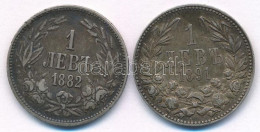 Bulgária 1882-1891. 1L Ag (2xklf) T:XF,VF Patina, Ph Bulgaria 1882-1891. 1 Lev Ag (2xdiff) C:XF,VF Patina, Edge Error Kr - Unclassified