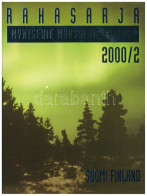 Finnország 2000. 10p - 10M (5xklf) Forgalmi Sor + "Finn Verde" Zseton Szettben, Karton Dísztokban T:UNC A Dísztok Ragasz - Sin Clasificación