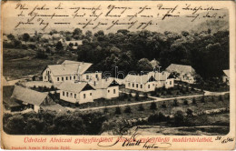 * T2/T3 1903 Alváca-gyógyfürdő, Baie Minerale Vata De Jos; Látkép Madártávlatból. Deutsch Ármin Felvétele / General View - Unclassified