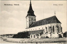 * T2 Barcaföldvár, Földvár, Marienburg, Feldioara; Evang. Kirche / Evangélikus Templom. Adler & Sohn Brassó 2083. / Luth - Non Classés
