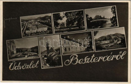 T2/T3 1943 Beszterce, Bistritz, Bistrita; Mozaiklap / Multi-view Postcard - Unclassified