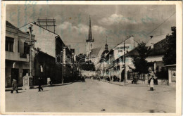 T2/T3 1942 Dés, Dej; Fő Tér / Main Square (ragasztónyom / Glue Marks) - Unclassified