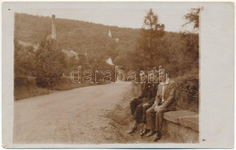 * T2/T3 1932 Feredőgyógy, Fürdőgyógy, Algyógyfürdő, Geoagiu-Bai, Feredeu; út / Road. Photo (EK) - Non Classés